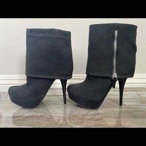 Candies Suede Ankle Boots